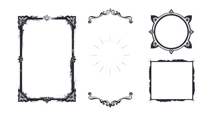 old texture border, brush stroke frame, retro border vector, grunge graphic element, distressed border pack, grunge outline set, vintage grunge design, scratch frame vector, dirty edge frame, rough ha