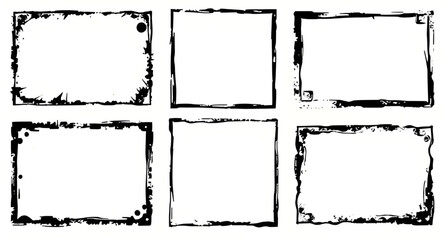 grunge border pack, decorative border grunge, frame with texture, scratchy frame vector, abstract grunge design, old texture border, brush stroke frame, retro border vector, grunge graphic element, di