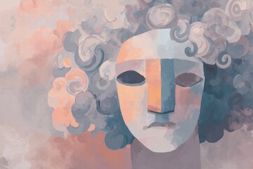 Abstract photo symbolizing loss of identity and emotional numbness.