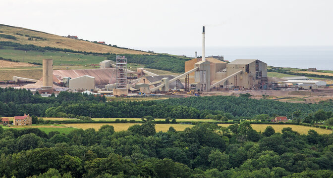 Boulby Potash Mine on the NE coast of England is the second deepest mine of any kind in Europe. It has a network of underground roads extending under the North Sea, totalling 1,000 kilometers (620 mi)