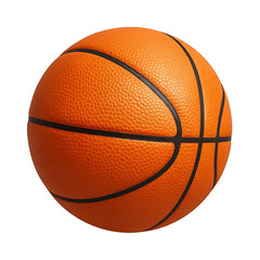 Basketball isolated on transparent background.