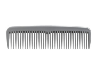 Plastic comb isolated on transparent background