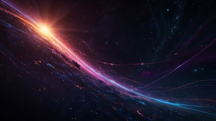 Vector Inspired Abstract Continents Layout