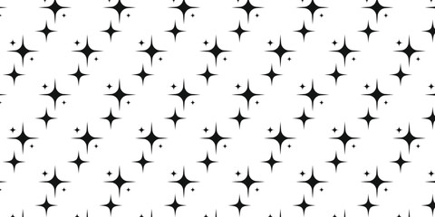 Sparkle Star Pattern for Light, Shine, and Decorative Backgrounds