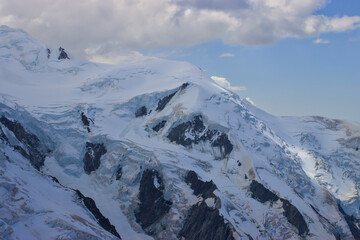Snow Covered Slopes Mont Blanc