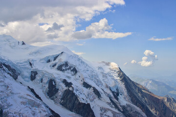 Dramatic Snow Covered Slopes Mont