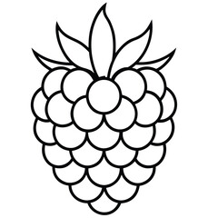 Seamless pattern with vintage floral illustration of raspberry, blackberry, and other summer berries