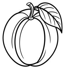 Vector illustration of an autumn fruit and vegetable harvest including an