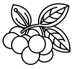 Abstract black and white flower vector illustration, a simple floral design perfect for a tattoo or decoration