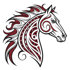 Tribal Horse Icon