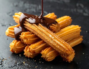CHURROS WITH CHOCO SAUCE