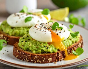 AVOCADO TOAST WITH EGG