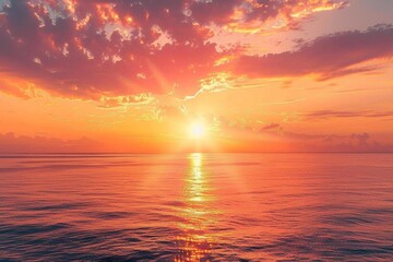 Obraz premium sunset over the sea