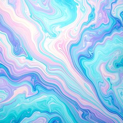 Abstract swirls of pastel colors