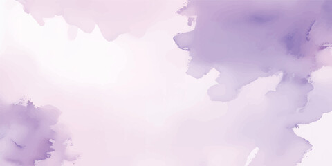 Lavender Watercolor Background with Soft Purple Aquarelle Wash and Hand-Painted Brush Strokes for Feminine Branding, Invitations, Posters, and Minimalist Design Projects