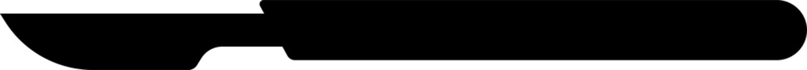 Scalpel silhouette transparent PNG. Silhouette lab knife. Lab knife PNG. Scalpel vector illustration. Simple laboratory knife. Black scalpel PNG. 