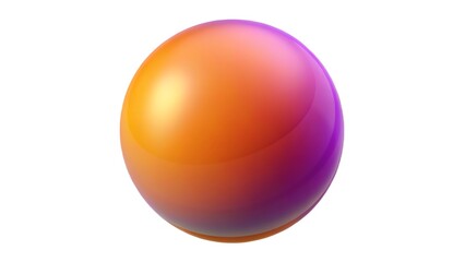 Obraz premium a colorful gradient sphere with smooth transitions between hues