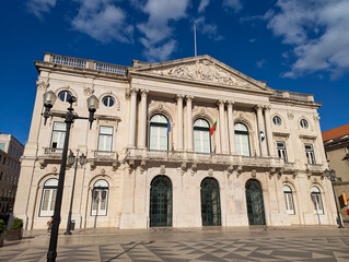 Obraz premium Lisbon City Hall, Municipio square, Lisbon, Portugal