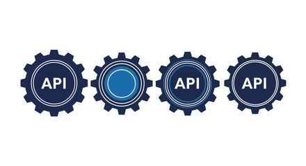 Obraz premium Digital Transformation Through Advanced Programming Interfaces and Seamless Integration of Software Components