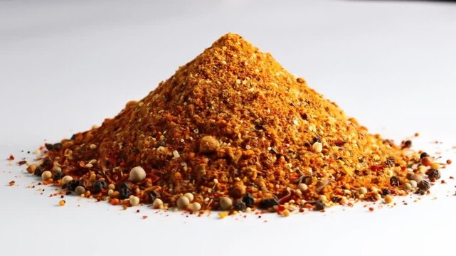 Pile of mixed ground spices