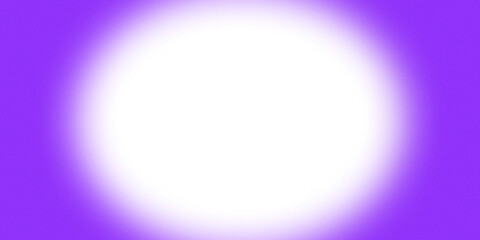 Purple vignette frame abstract element with noise and grainy texture on transparent background