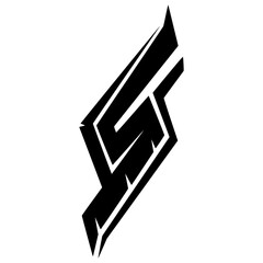 S Stripes Element Decoration Art