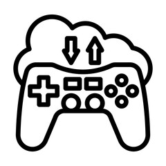 Game Server line icon