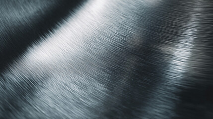 Close up of brushed metal surface showing fine lines and subtle color variations