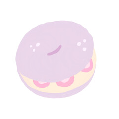 pastel bear dessert