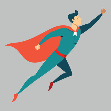 Business Superman Illustration