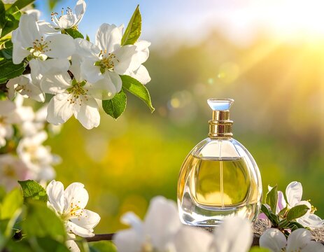 Blossoming spring perfume