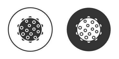 Massage ball icon vector. simple design logo icons set