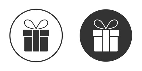 Gifts icon vector. simple design logo icons set
