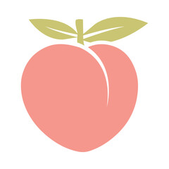 Juicy Peach Vector – Healthy Summer Fruit Illustration