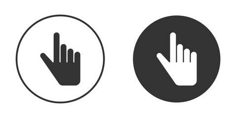 Cursor icon vector. simple design logo icons set