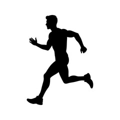 Running man icon vector