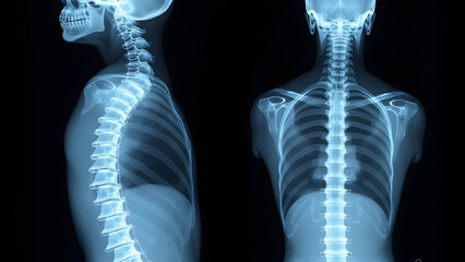 Measurement-calibrated Lumbar X-ray Height Quantification Angular