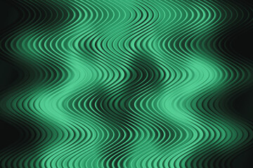 Abstract green wavy pattern with dynamic ripple effects and subtle texture