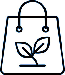 Shopping Bag Icon, Classic black shopping bag icon symbolizing retail, commerce, and consumerism for modern businesses, Shopping bag icon for food, Black tote bag shopping bag