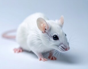 Close-up of a white mouse
