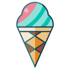 ice cream vector illustration