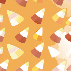 seamless pattern with abstract shapes