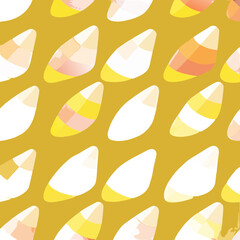 seamless pattern with yellow and red peppers