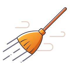 vector illustration of a brush