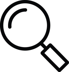 Magnifying Glass Icon Represents Search, Exploration, and Investigation Symbolizes a Quest for Knowledge, Information, or Lost Items Portrays Discovering Details and Closer Inspection
