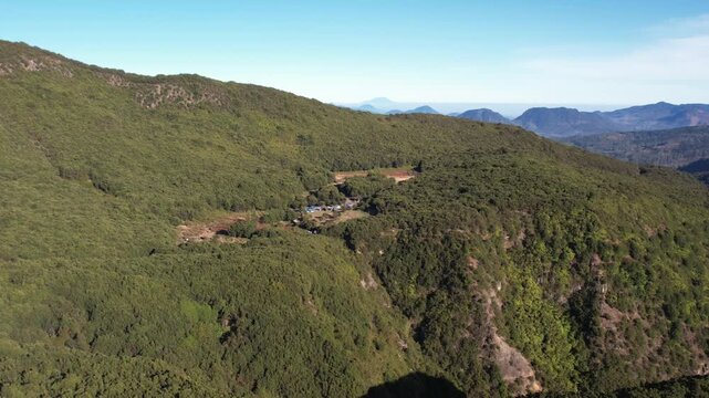 mountain landscape in the Papandayan Garut