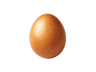 Brown speckled chicken egg isolated on black background oval, Isolated On Png Transparent Background