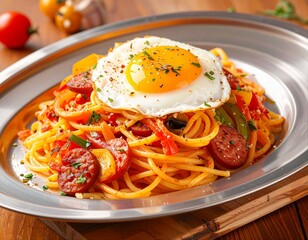 月見ナポリタン