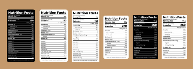 nutrition facts template, Nutrition fact, supplement facts, nutrition label, nutrition list, vitamin information label design