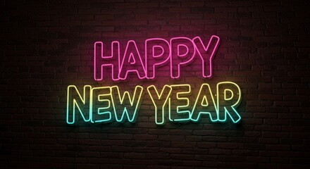 Graffiti style 3D  Happy New Year